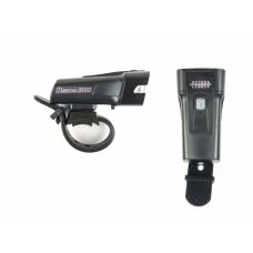 Фонарь передний A-Vision 300 lm USB, черная