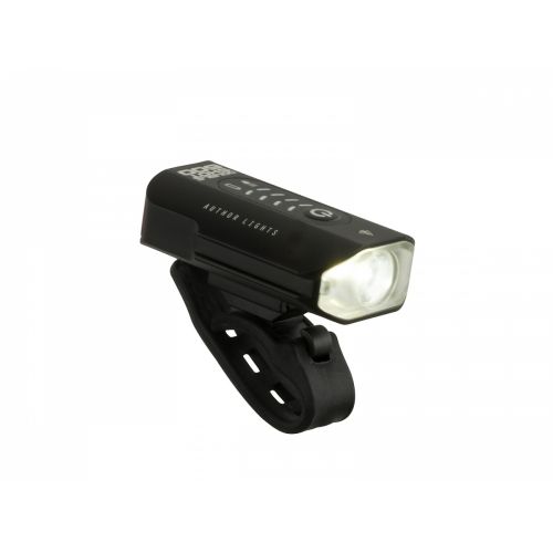 Фонарь передний Author DoubleShot 600 lm USB Alloy, черный/прозрачная-красная линзы Фонарь передний Author DoubleShot 600 lm USB Alloy, черный/прозрачная-красная линзы