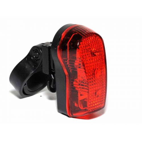 Фонарь мигалка задний Author TL-30 R 3 LED, черный с красными лизами