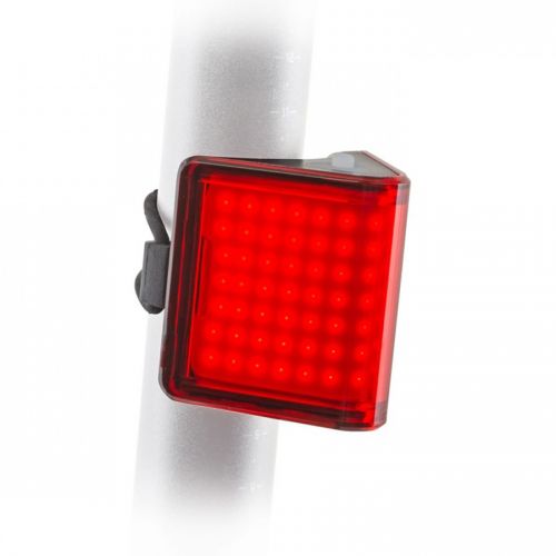 Фонарь мигалка задний Author V-Block360 USB CobLed 80 lm, черный с красным рефлектором