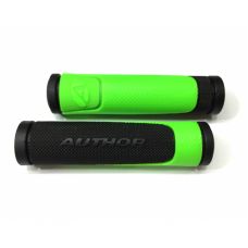 Грипсы AGR R600 D3  l.130mm (green-neon/black)