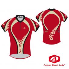 Футболка ASL-3E Red. Размер S, красная с бежевыми полосками Футболка ASL-3E Red. Размер S, красная с бежевыми полосками