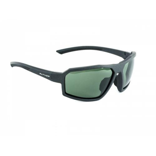 Очки солнцезащитные Author FS7 Polarized Green 17, матово серая оправа