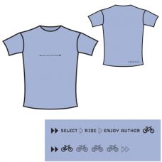 Футболка Enjoy, женская, размер S, голубая, материал : 96% cotton, 4% elastan